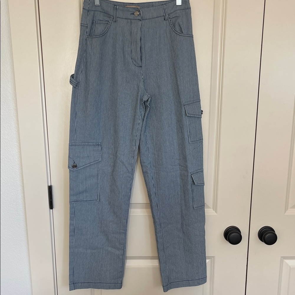 Striped Cargo Pants
